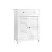 Badezimmerschrank mit Lamellentüren