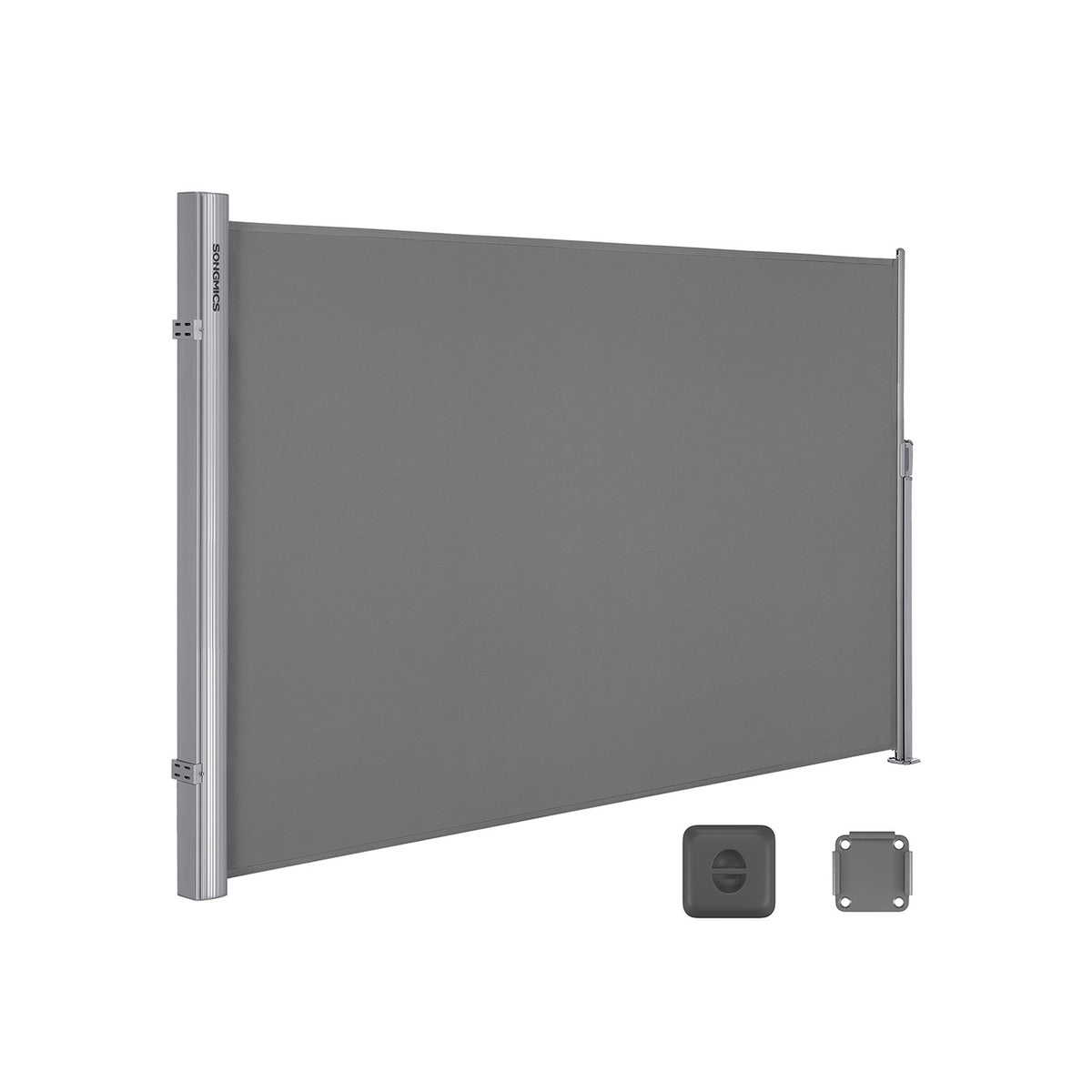 Seitenmarkise ausziehbar 160 x 400 cm für Balkon