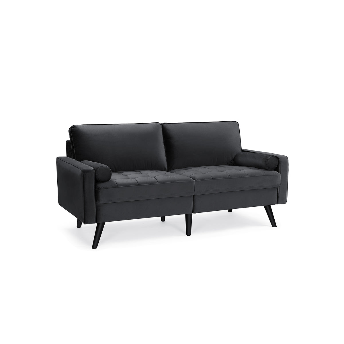 Sofa 3 Sitzer mit Bezug aus Samt